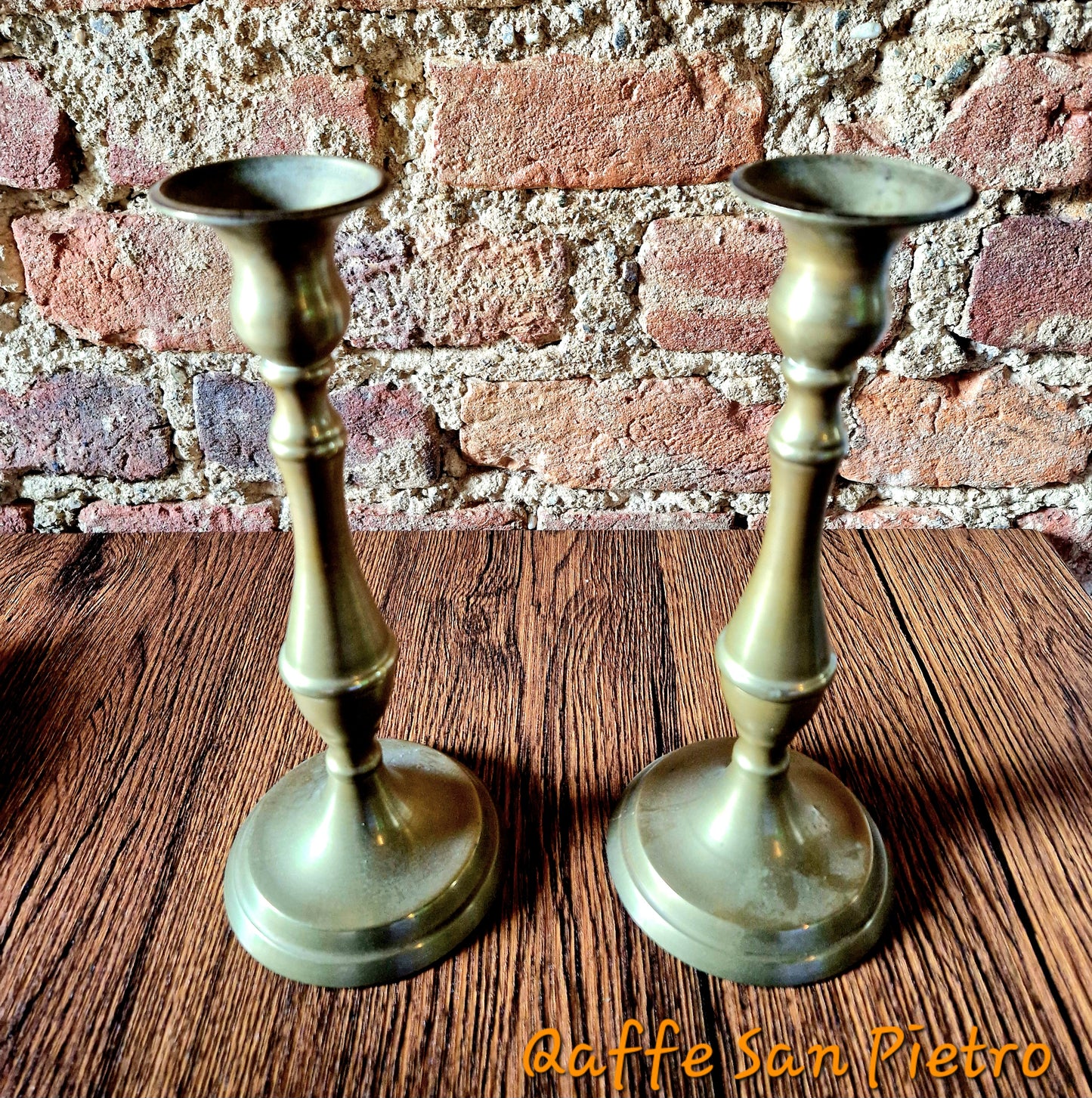 Candelieri in ottone vintage