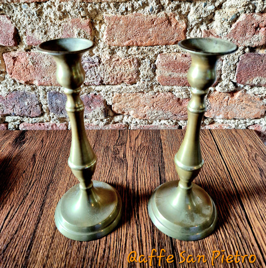 Candelieri in ottone vintage