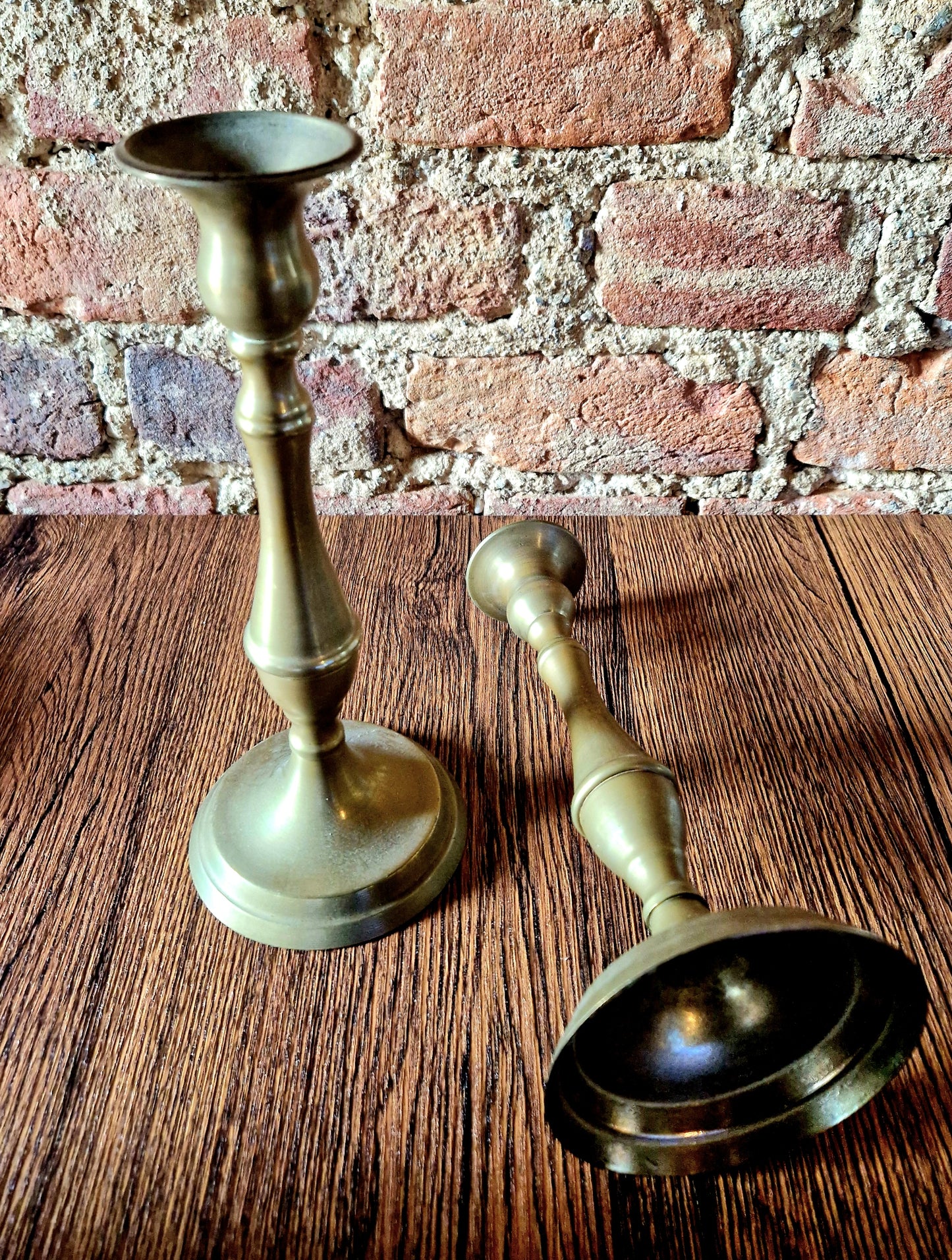 Candelieri in ottone vintage