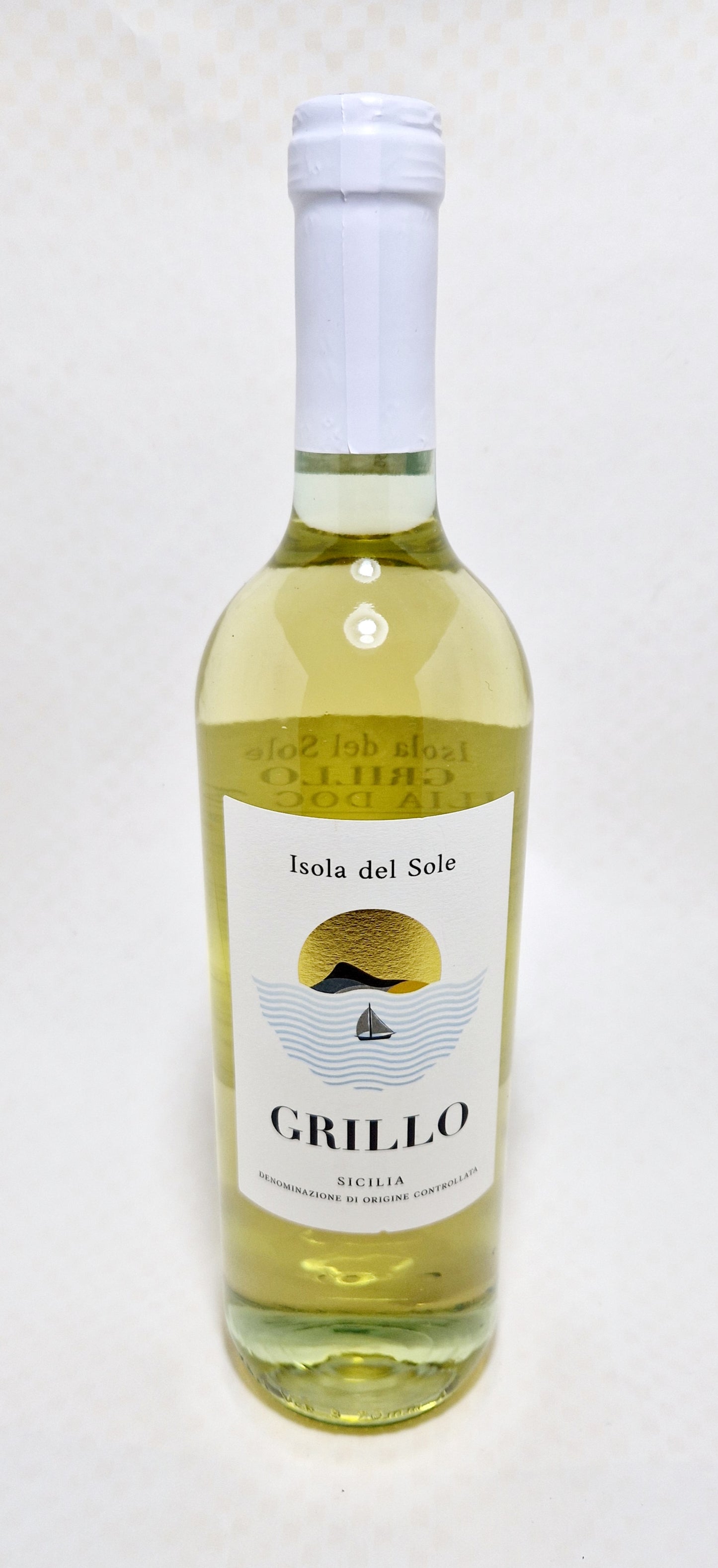 Vino bianco 75cl grillo Sicilia Menfi 12.5% terre siciliane doc