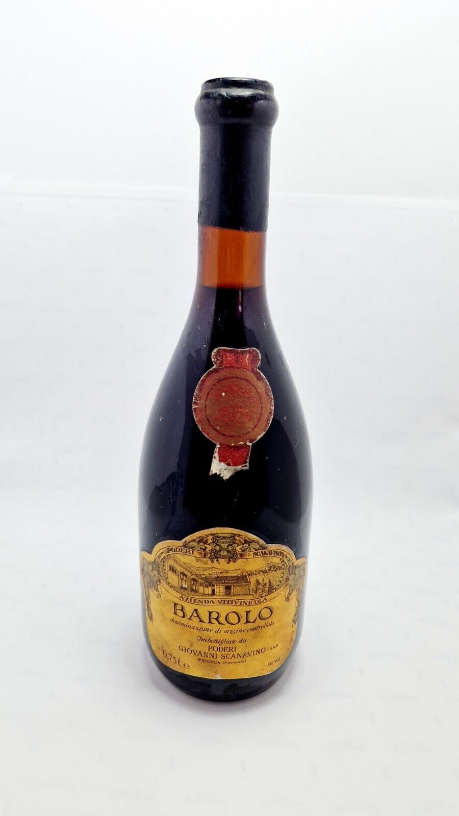 BAROLO Vintage 75cl 13% CANTINE PODERI GIOVANNI SCANAVINO ANNATA 1975