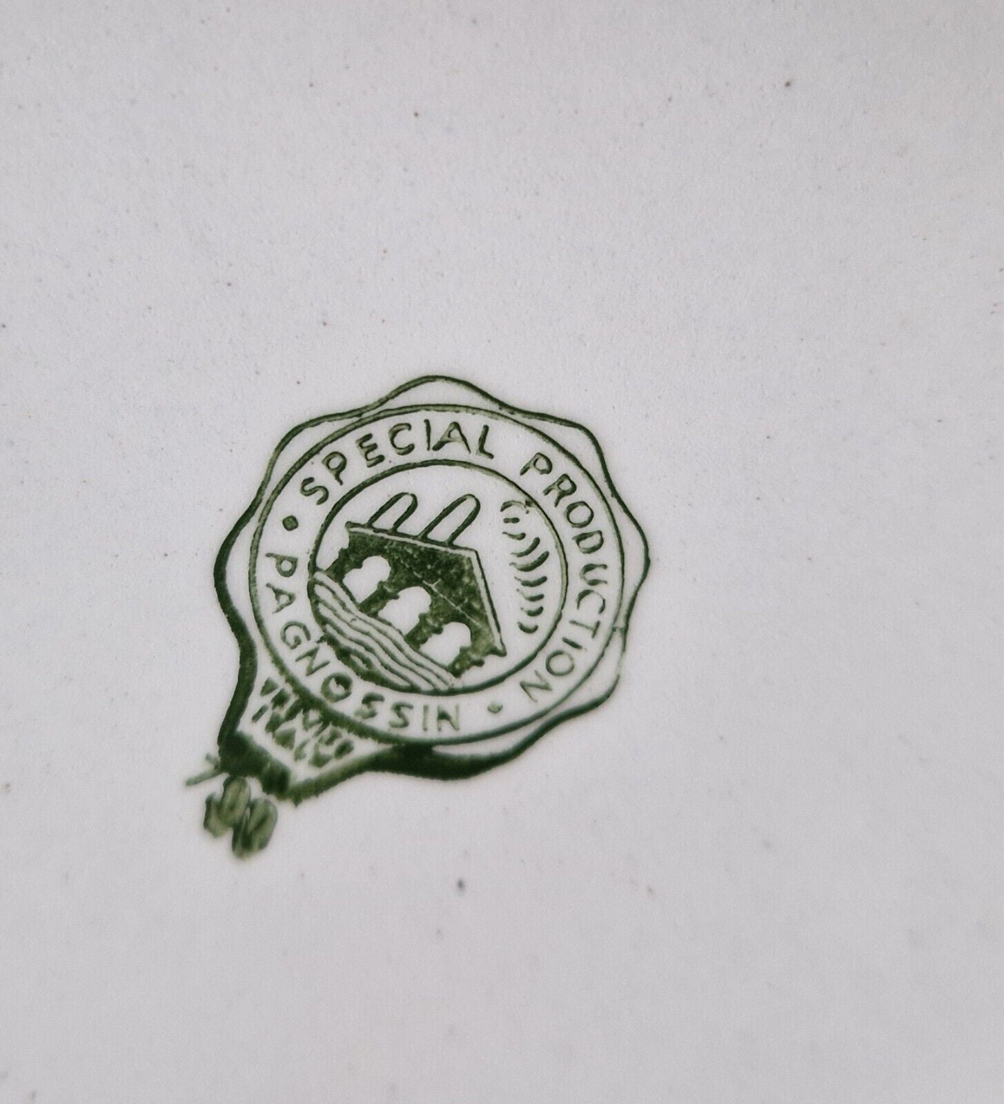 1 piatto Ceramica Pagnossin Originale Vintage 43° G.P. Italia Monza 10.09.72