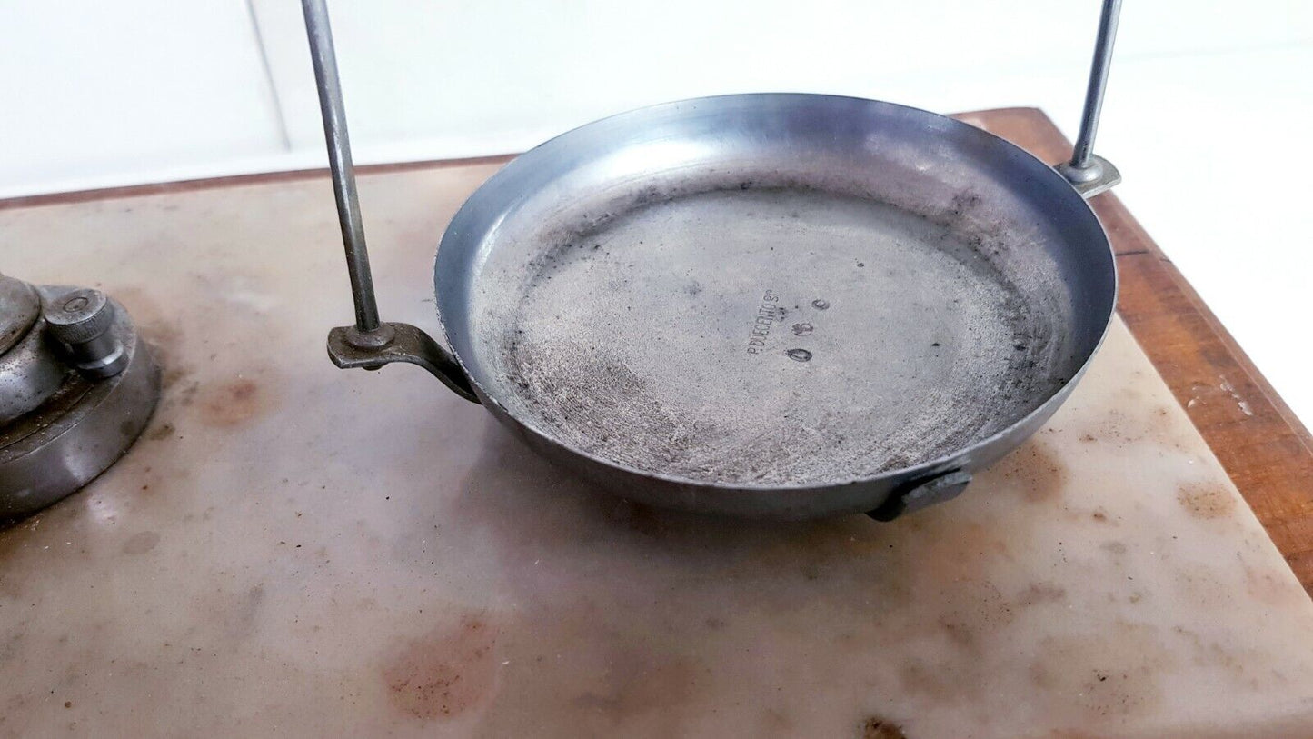 Bilancia vintage farmacista orafo autentica legno marmo  oggetto da collezione