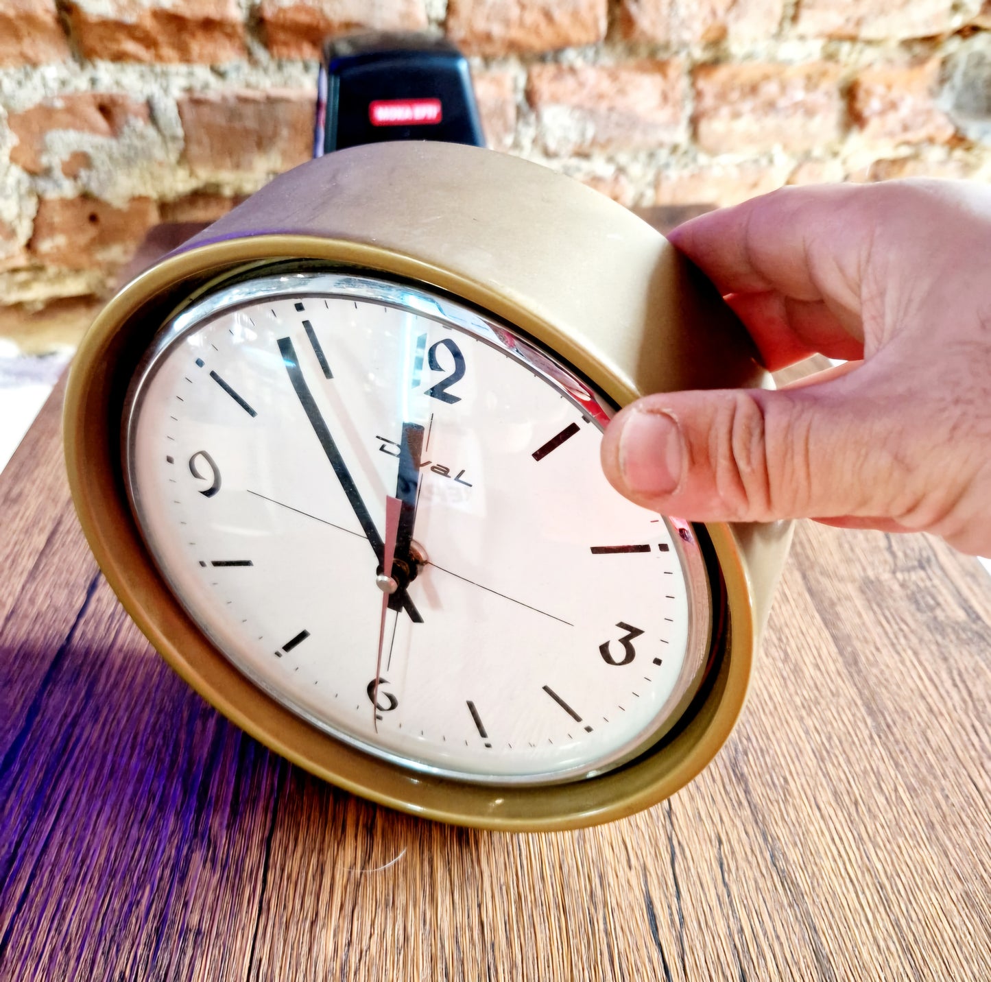 Orologio da parete dival Milano vintage stile industriale