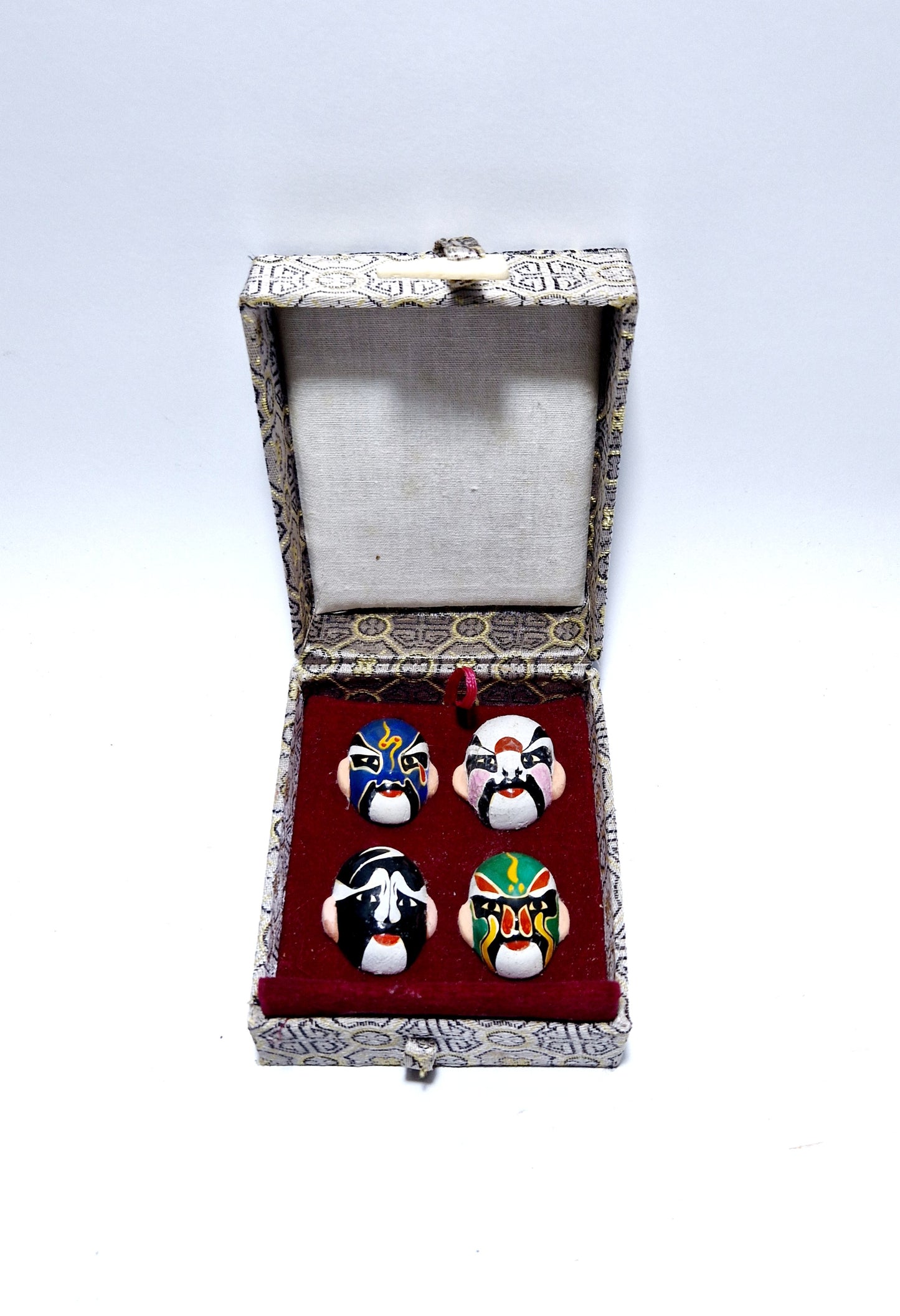 Mascherine in miniatura cinesi da collezione vintage