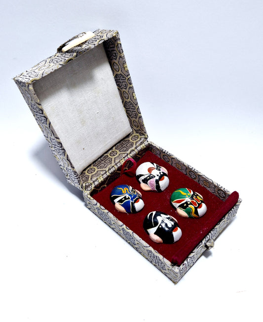 Mascherine in miniatura cinesi da collezione vintage