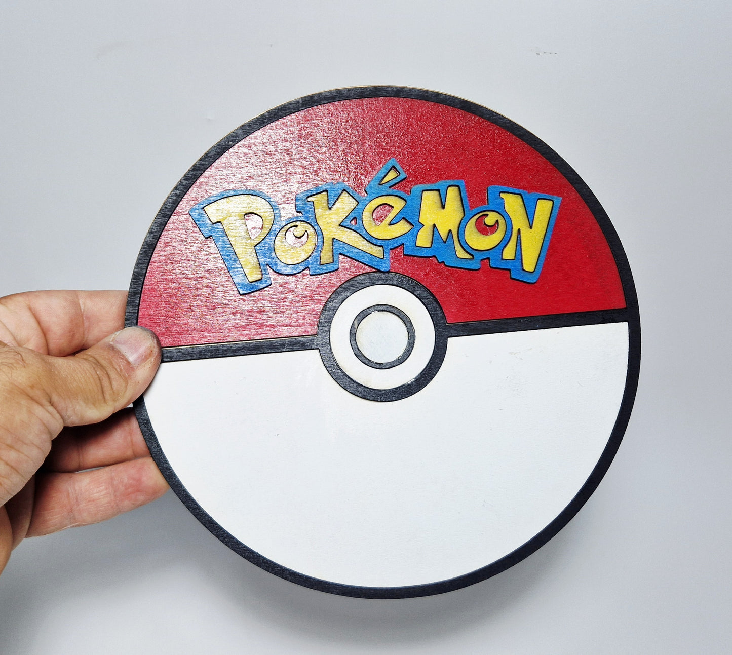 Quadretto tema pokemon 20x20 cm circa fatto a mano in rilievo idea regalo